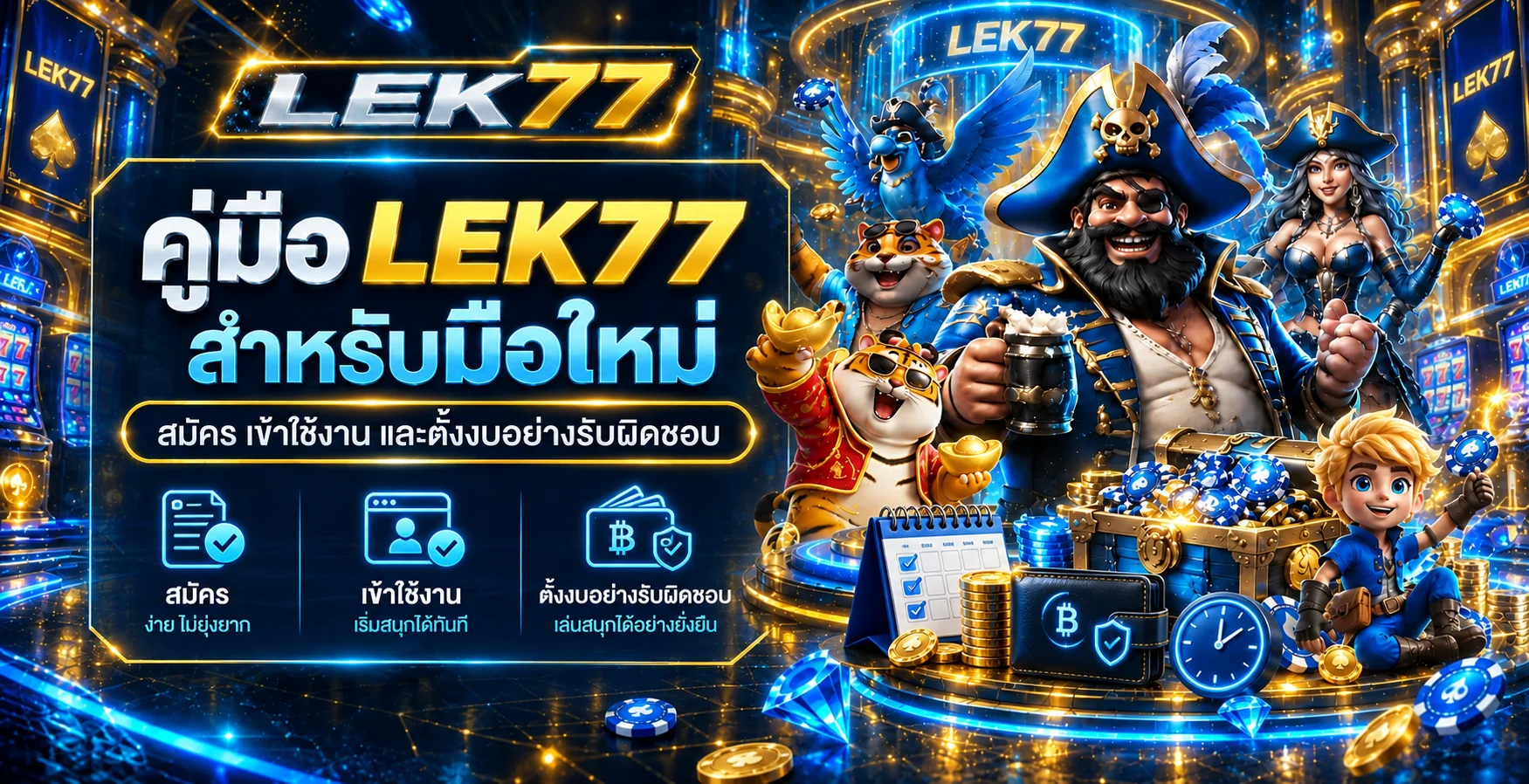 LEK77 คู่มือมือใหม่ สมัคร ใช้งาน และตั้งงบ